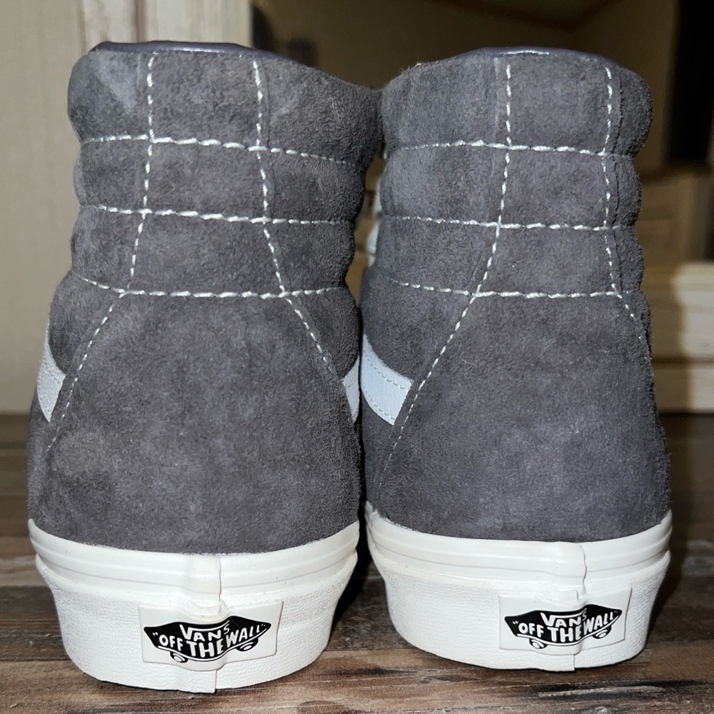 Gray Platform Vans - image 8